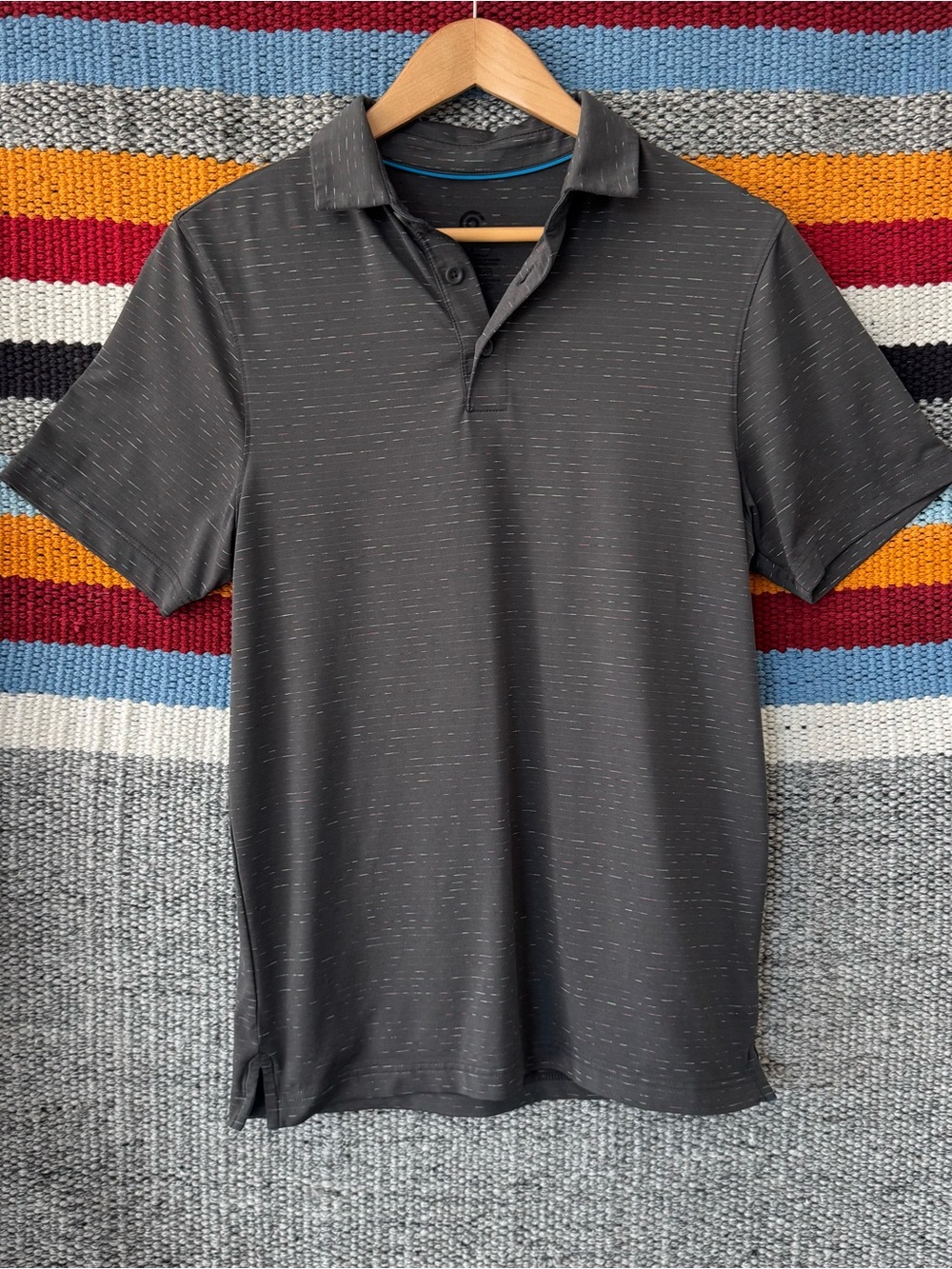 Champion Dark Gray Heather Polo Shirt
